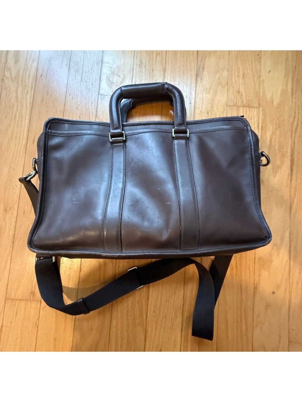 Vintage Coach Brown Leather Messenger Bag *Imperfections F1369